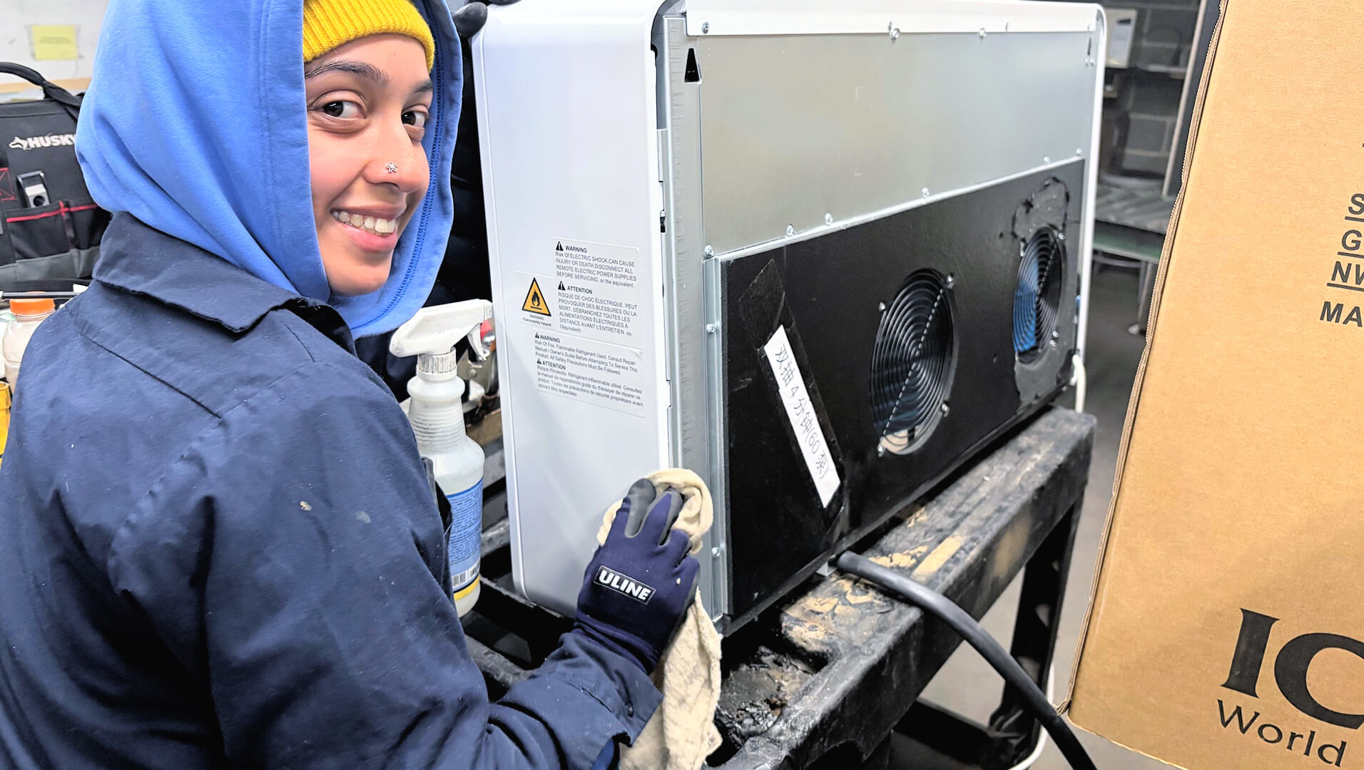 HVAC Equipment Donation to Apex Technical School - 1