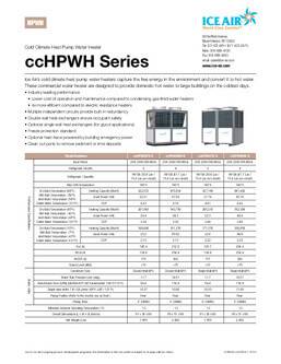 HPWH: ccHPWH Submittal