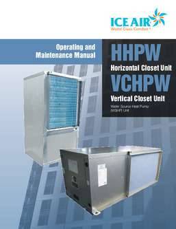 WSHP: Horizontal/Vertical Closet – O&M Manual