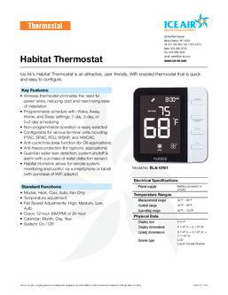 Habitat Thermostat Submittal