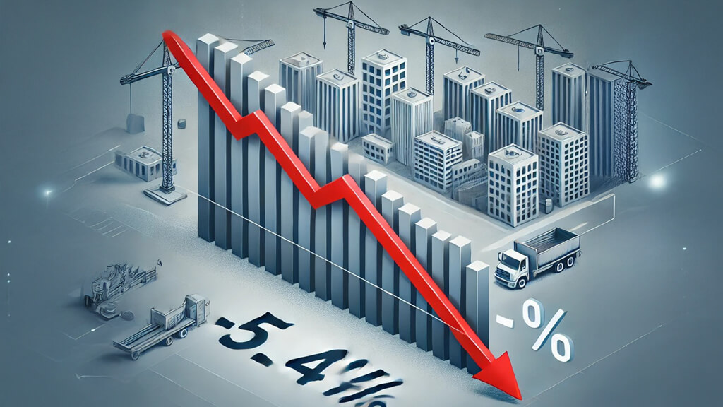 Total US Construction Starts Still Down on 2023 Performance