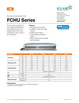 FCHU Product Sheet