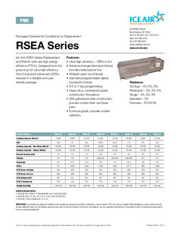 RSEA Product Sheet