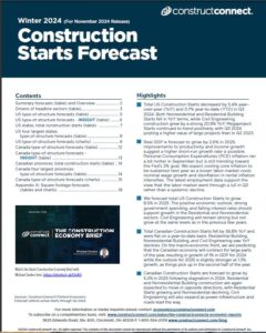 Total US Construction Starts Still Down on 2023 Performance